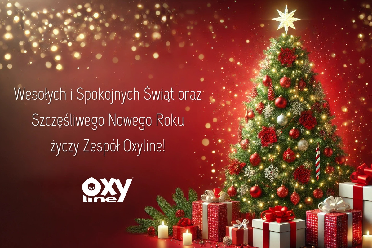 Wesołych Świąt i Szczęśliwego Nowego Roku 2023 życzy Zespół Oxyline!