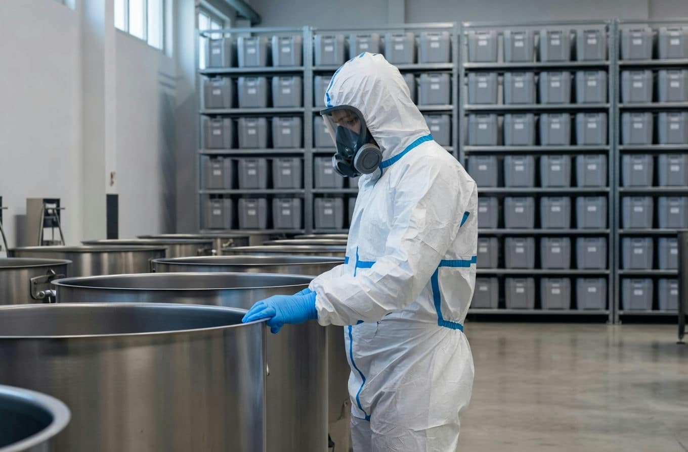 Gdzie stosuje się kombinezony ochronne przeciwchemiczne?