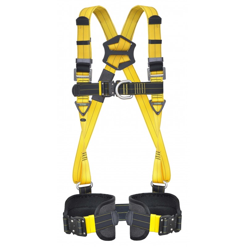 REVOLTA Sit harness with oil and dirt repellent webbing, 2 automatic buckles,
size S-L