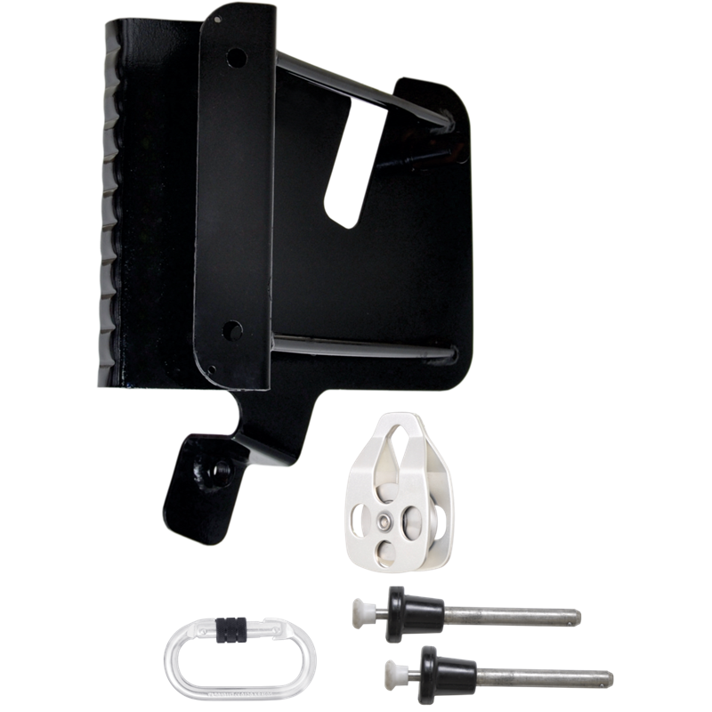 Tripod adaptation kit for retractable fall arrester with integrated winch