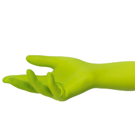 Gloves ecoSHIELD Eco Nitrile PF 250 size S cat. III AQL <0,65 No. 625122
