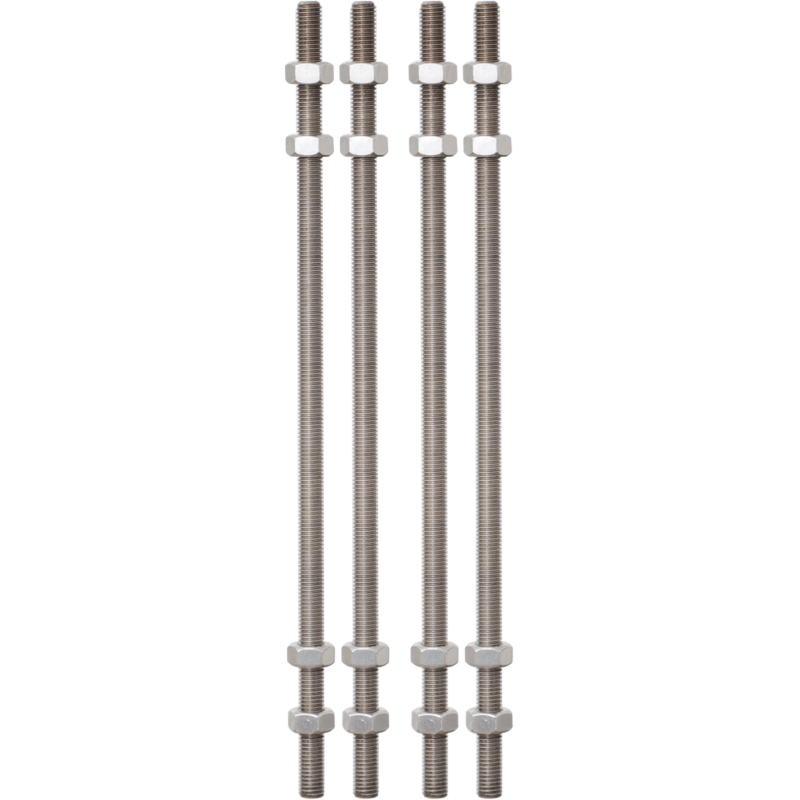 Set of 4 stainless steel threaded studs for horizontal wire rope lifeline KS-Line (KS 4000)