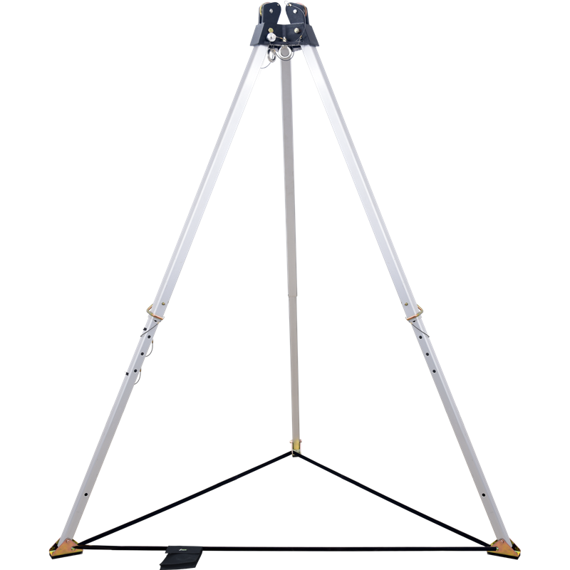 10 ft. Tripod, with double head-mounted pulley