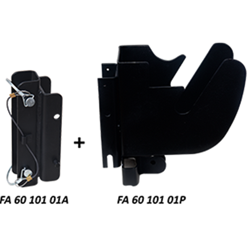 Tripod mounting brackets set (composed of FA 60 101 01A + FA 60 101 01P) for fall arresters with integrated rescue winch FA 20 401 10/10S /20/20R/20S /30
/30S