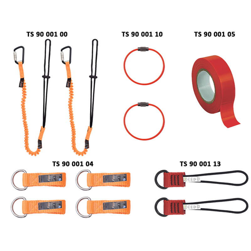 Tool Lanyards kit composed of 11 items (see the detailed composition at the page
185 of our catalogue)