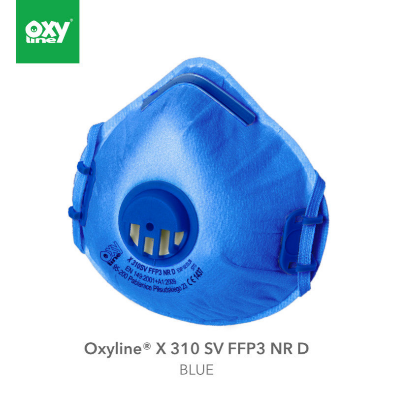 Półmaska filtrująca X 310 SV FFP3 NR D niebieska