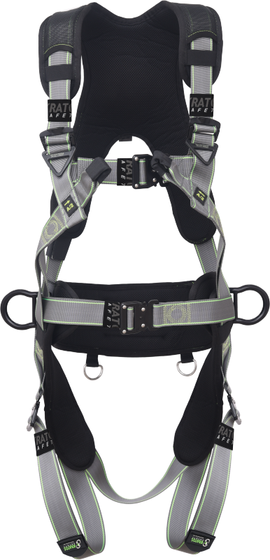 FLY'IN 2 Extra comfort full body harness with work positioning belt 2  attachment
points with 4 automatic buckles / Size S - M