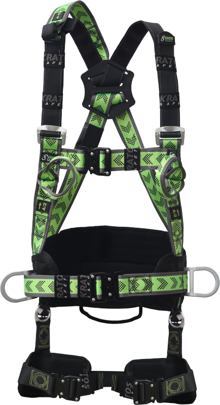 SPEED-AIR 4 Comfort Full Body Harness 2 attachment points with rotative belt
and 4 automatic buckles,  size S - M